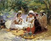 Arab or Arabic people and life. Orientalism oil paintings  228
